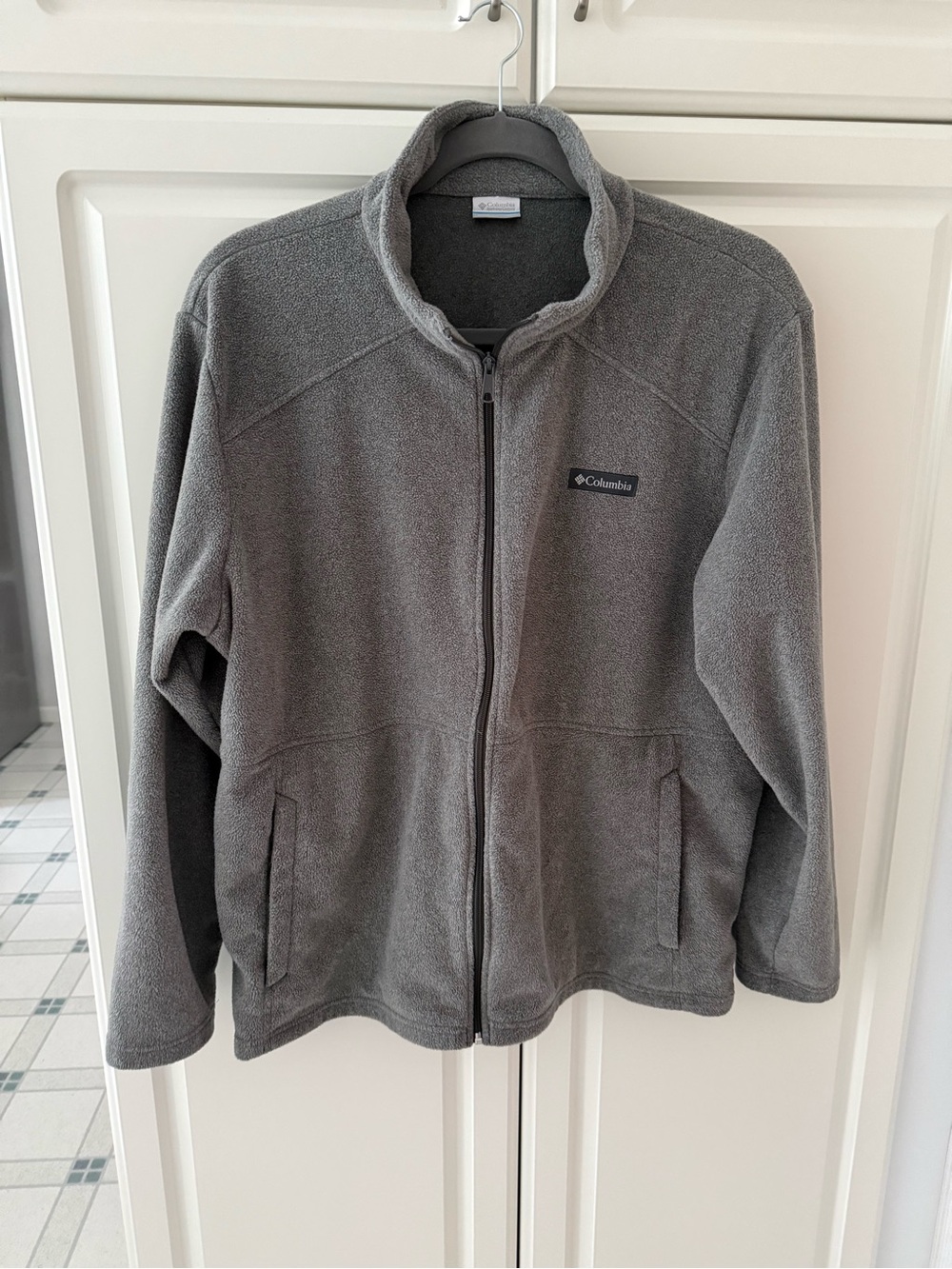 Columbia Women’s Heather Gray Full-Zip Fleece Jacket
